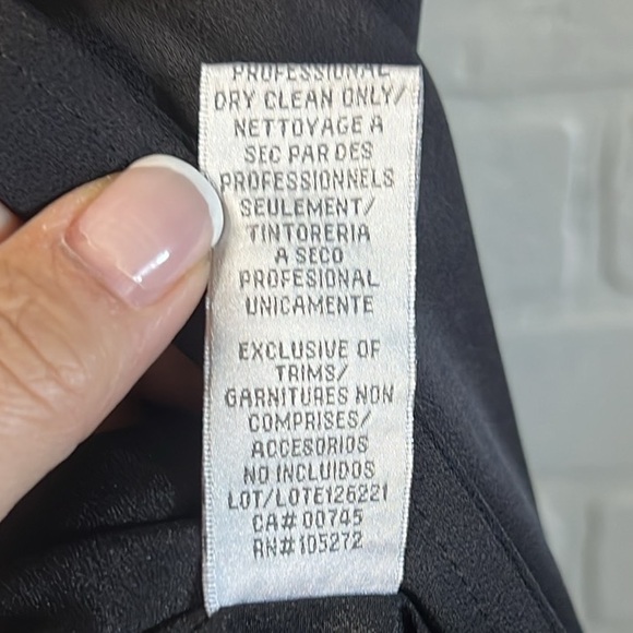 Theia Black Midi cocktail Dress - Picture 14 of 15